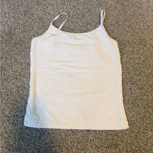 GAP Kids White Tank Top with Thin Straps